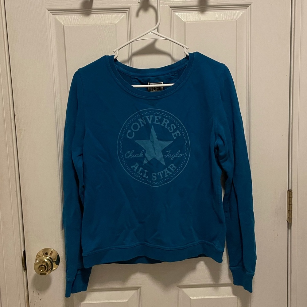 Blue Crewneck Sweatshirt